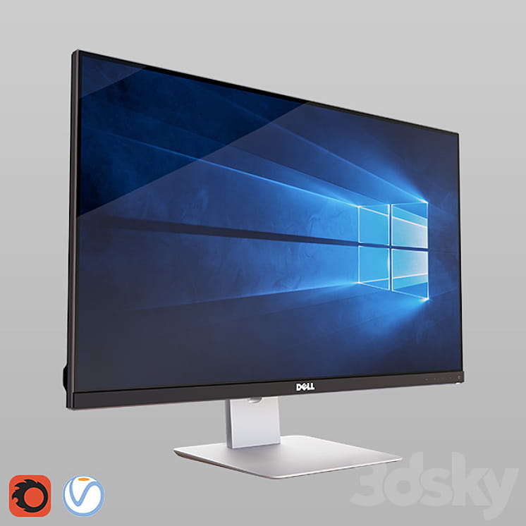 مدل سه بعدی مانیتور Dell