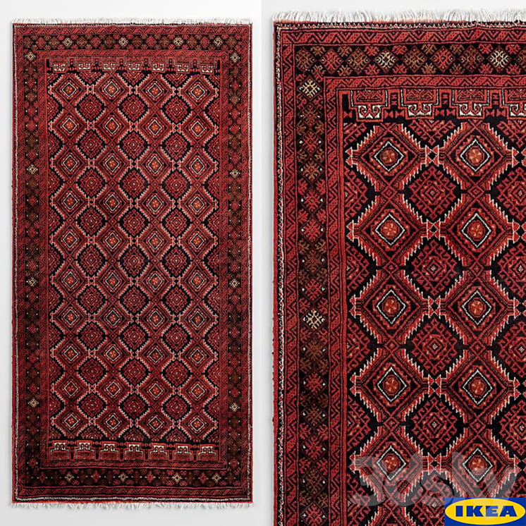 مدل سه بعدی قالیچه ایرانی