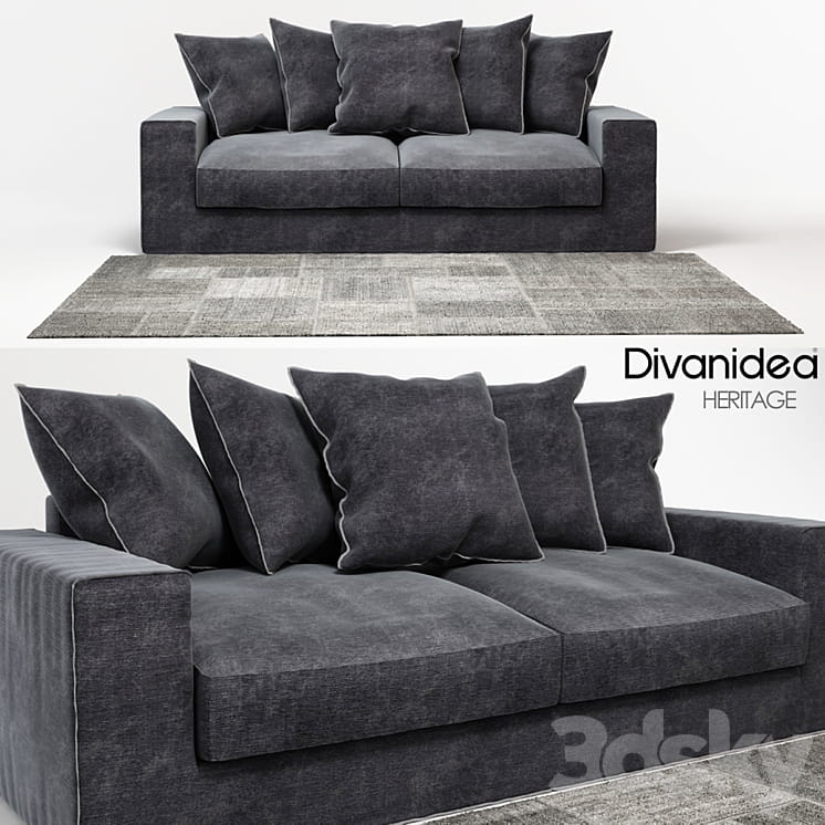 آبجکت سه بعدی مبل Divanidea Heritage