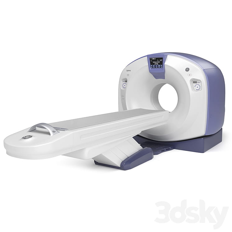 مدل سه بعدی دستگاه MRI
