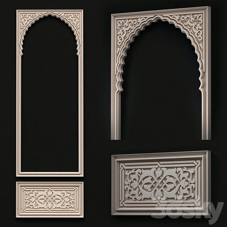 مدل سه بعدی قوس اندلسی